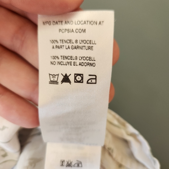 Patagonia Women's Limited Edition Pataloha Dress Size M Voyage Cream Hawaiian - Picture 10 of 15